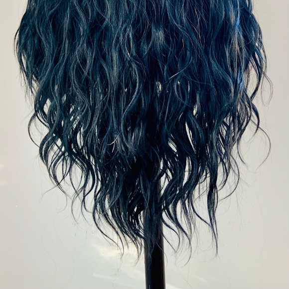 A Pretty “Put On & Go” Long Black Premium Fiber Headband Wig - Daily Wear/Event - Picture 16 of 16